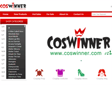 Tablet Screenshot of coswinner.com